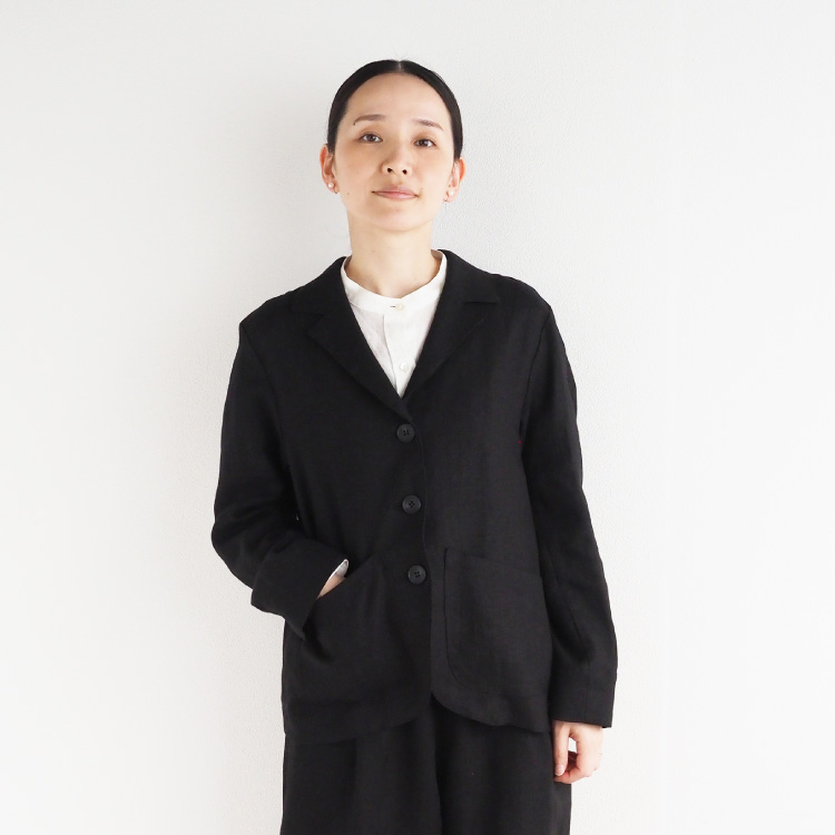 リトアニアリネンテーラードジャケット