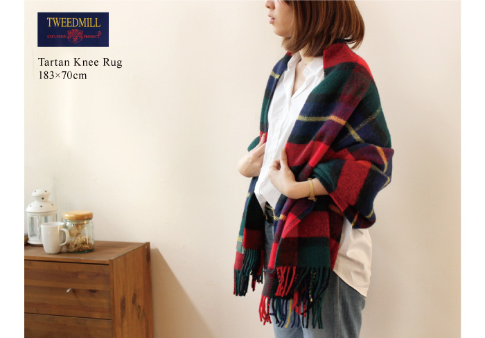 TWEED MILL Tartan Knee Rug