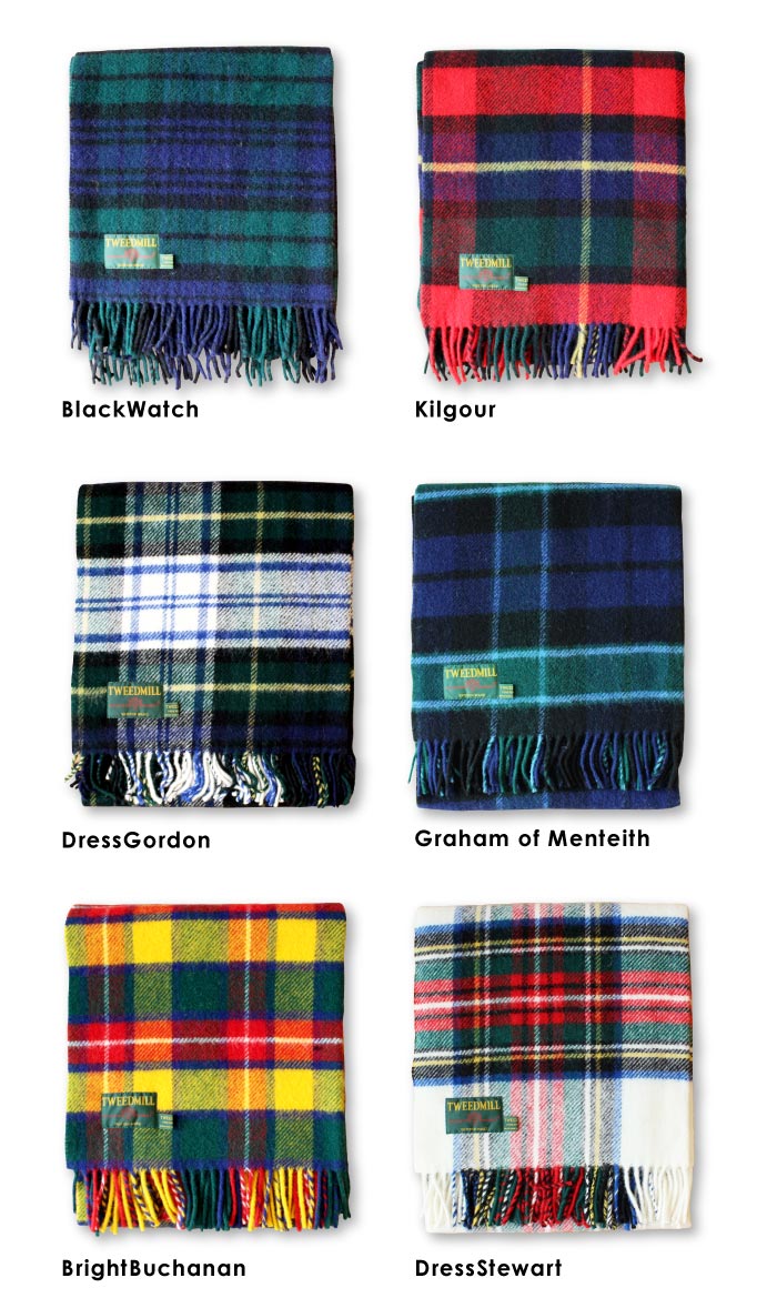 TWEED MILL Tartan Knee Rug