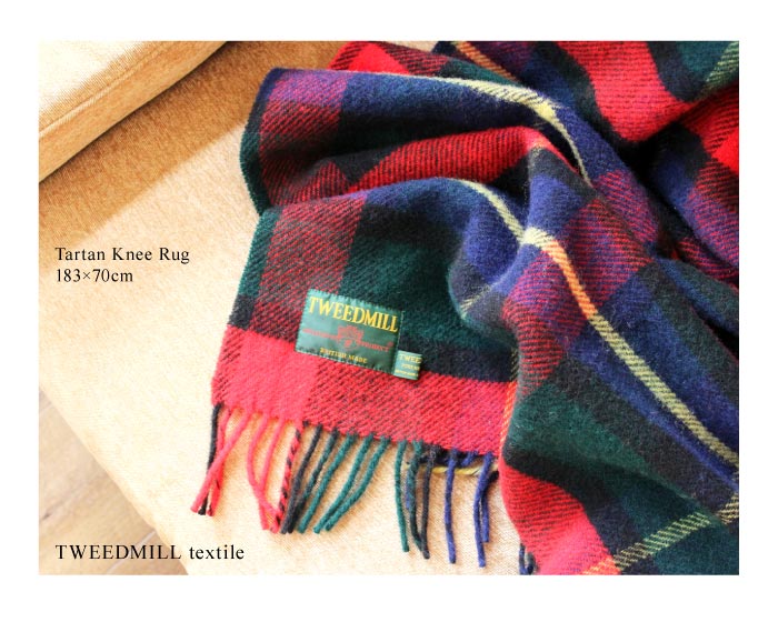 TWEED MILL Tartan Knee Rug