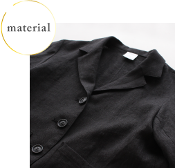 私らしいオケージョン服 素材　リトアニアリネン