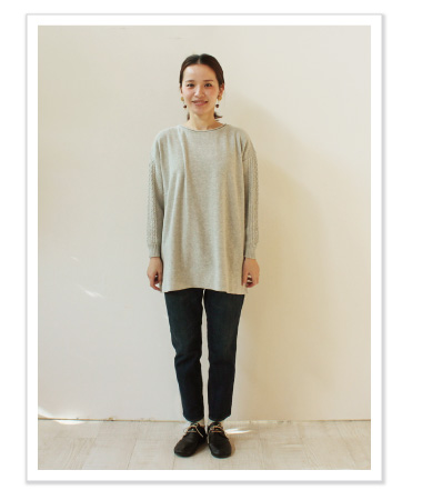 Friendship Denim リラックスペンシル コーディネイト02