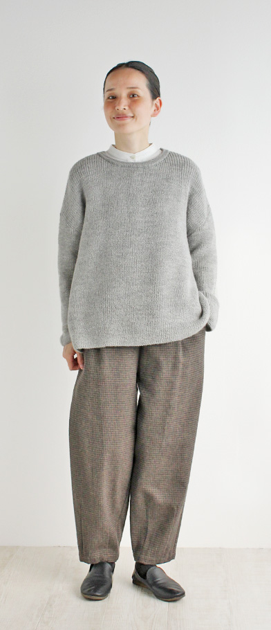 nofl】ベビーアルパカ畦プルオーバー 644002820 | ナチュラル服通販