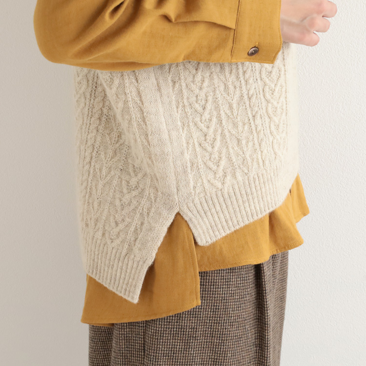 前後差のある着丈