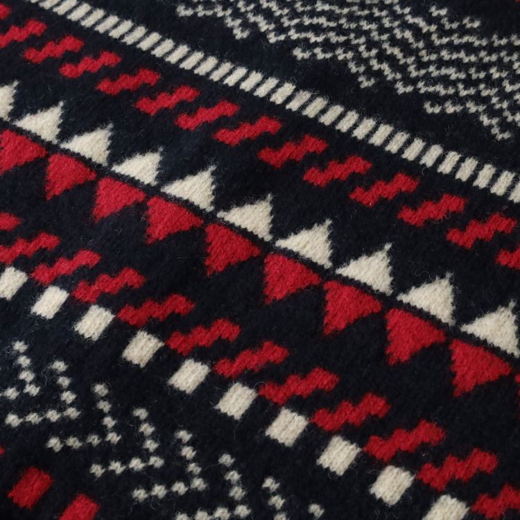 柄アップ ネイビー