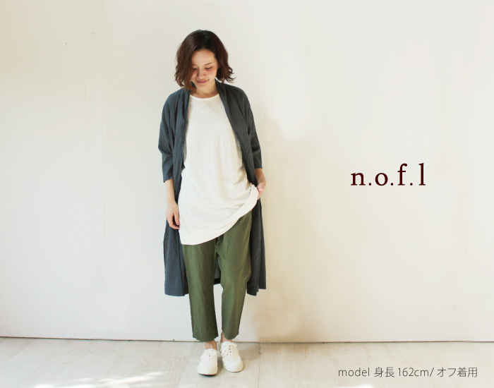 nofl リネンジャージーチュニック