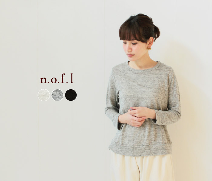 nofl リネンジャージークルーネックプルオーバー