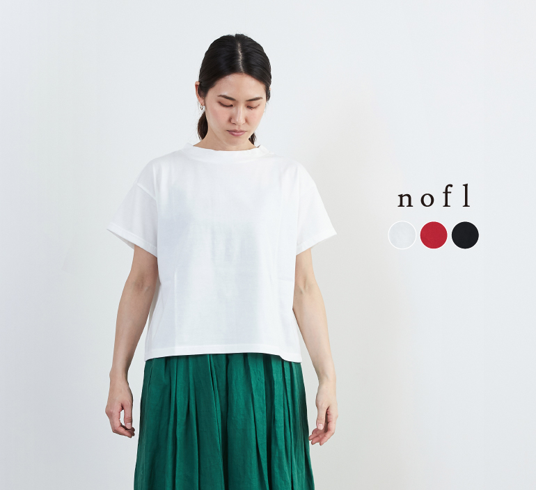 nofl コットン天竺Tシャツ