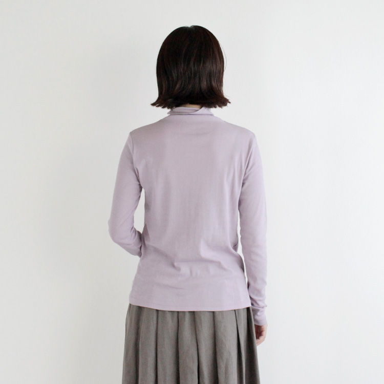 nofl】ガス強撚ガーゼフライスハイネック長袖プルオーバー 644102230 ナチュラル服通販サイト nofl