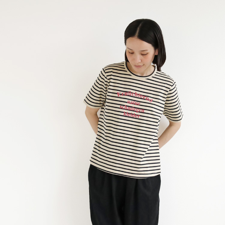 nofl】ロゴプリントクルーネックTシャツ 644102780 | ナチュラル