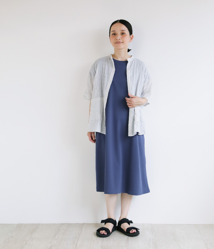 nofl】強撚ワンピース 644102820 | ナチュラル服通販サイト nofl