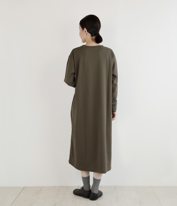 nofl】強撚長袖ワンピース 644102850 | ナチュラル服通販サイト nofl