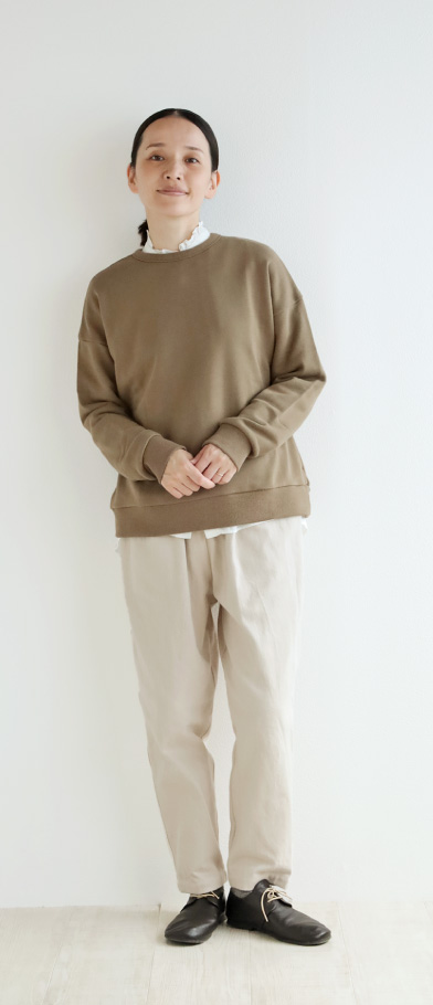 nofl】JAPAN MADE 裏毛クルーネックプルオーバー 644102940