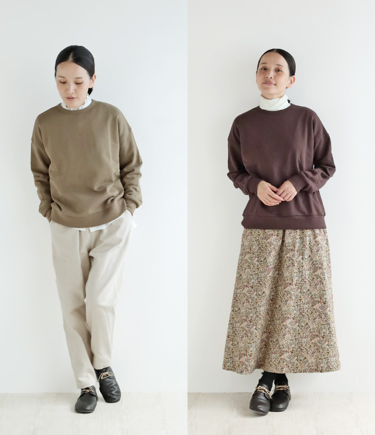 シャツやカットソーと合わせて