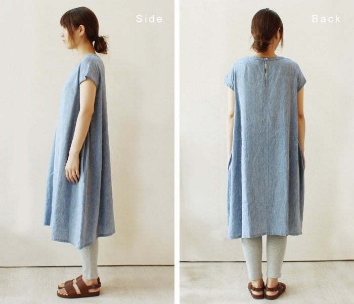 n.o.f.l リネンリヨセルワンピース width=