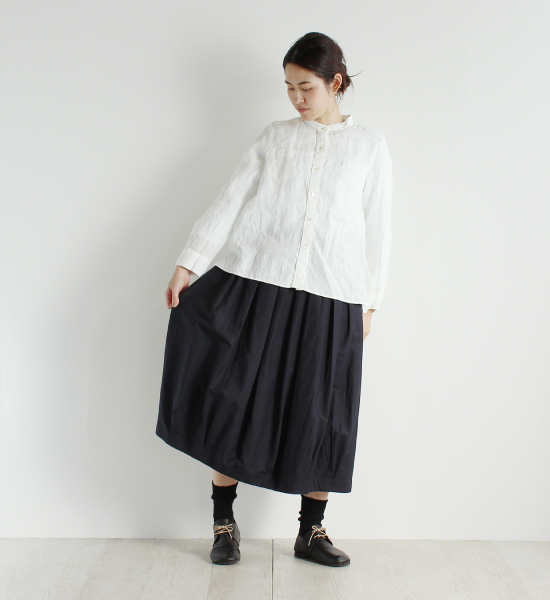 nofl リネンコットンバルーンスカート