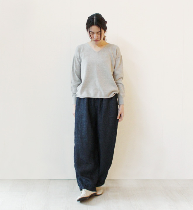 nofl リネンデニムパンツ(ワンウォッシュ)