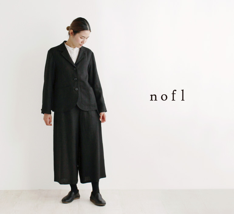 nofl リトアニアリネンワイドパンツ