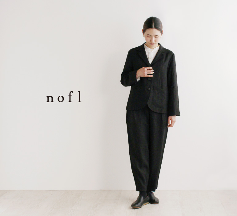 nofl リトアニアリネンテーパードパンツ