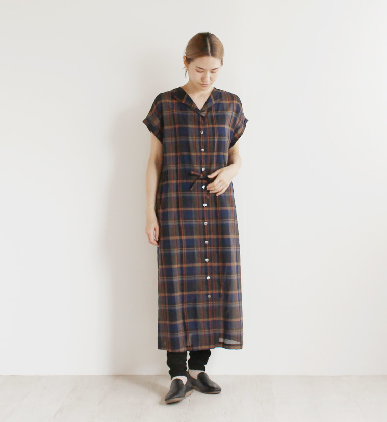 nofl】マドラスチェックワンピース 644204910 | ナチュラル服通販 