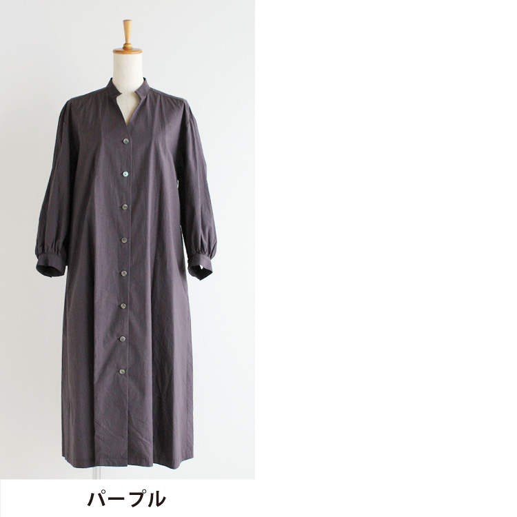 physical drop 前釦スタンドカラーワンピース USED】前釦スタンドカラーワンピース【黒】 | PhysicalDrop