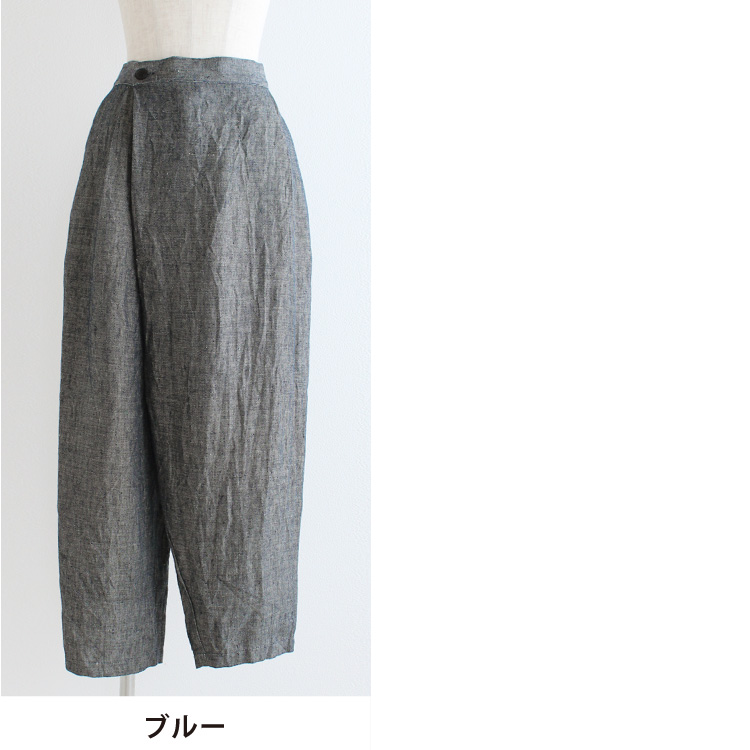 nofl】リネンツイルラップパンツ 644205520 | ナチュラル服通販サイト nofl