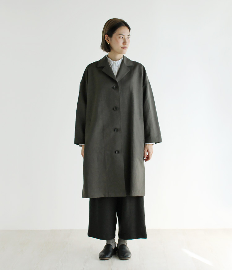 shop coat NAVY 購入 simple select - 7