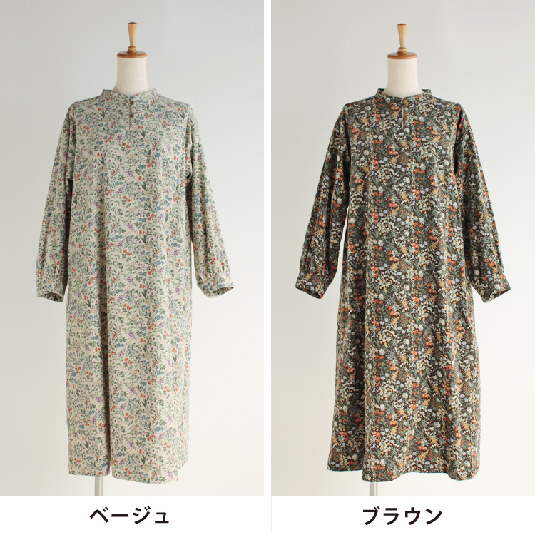 nofl】コーデュロイボタニカルワンピース 644206680