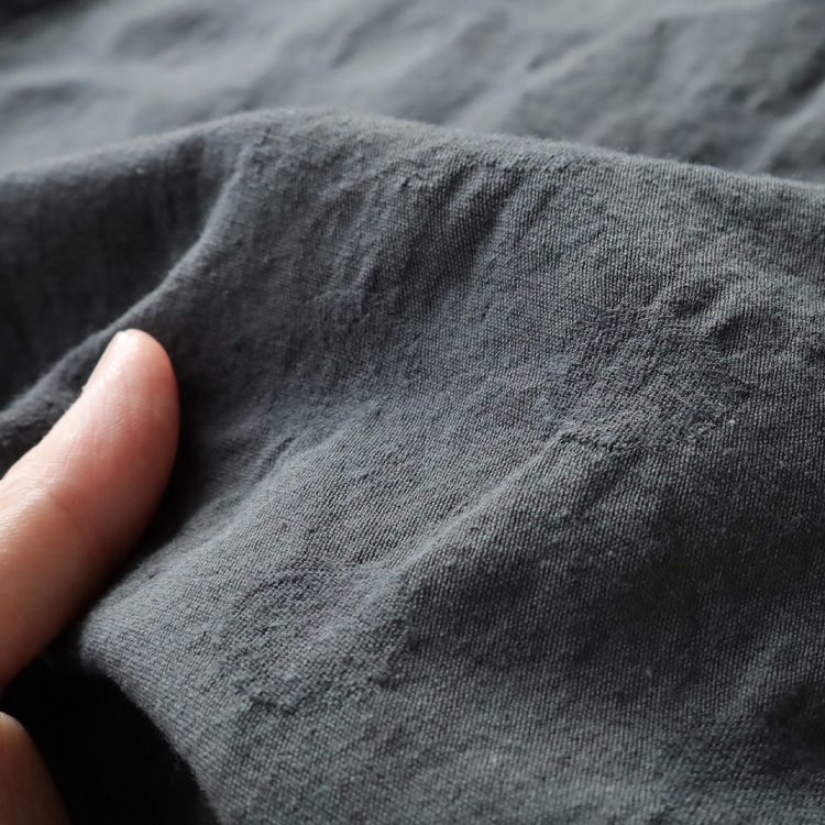 生地アップ チャコールグレー