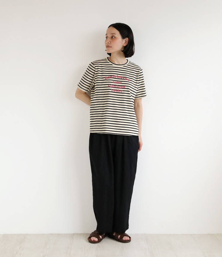 nofl】コットンリネンジャガードバルーンパンツ 644210540