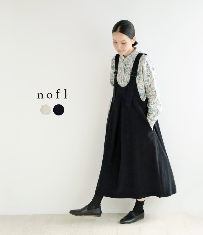 nofl ビエラ起毛糸目花ちび襟ブラウス