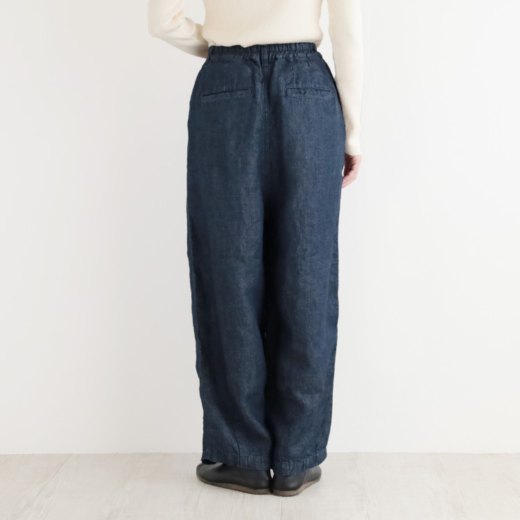 nofl】リネンデニムパンツ 644211610 | ナチュラル服通販サイト nofl