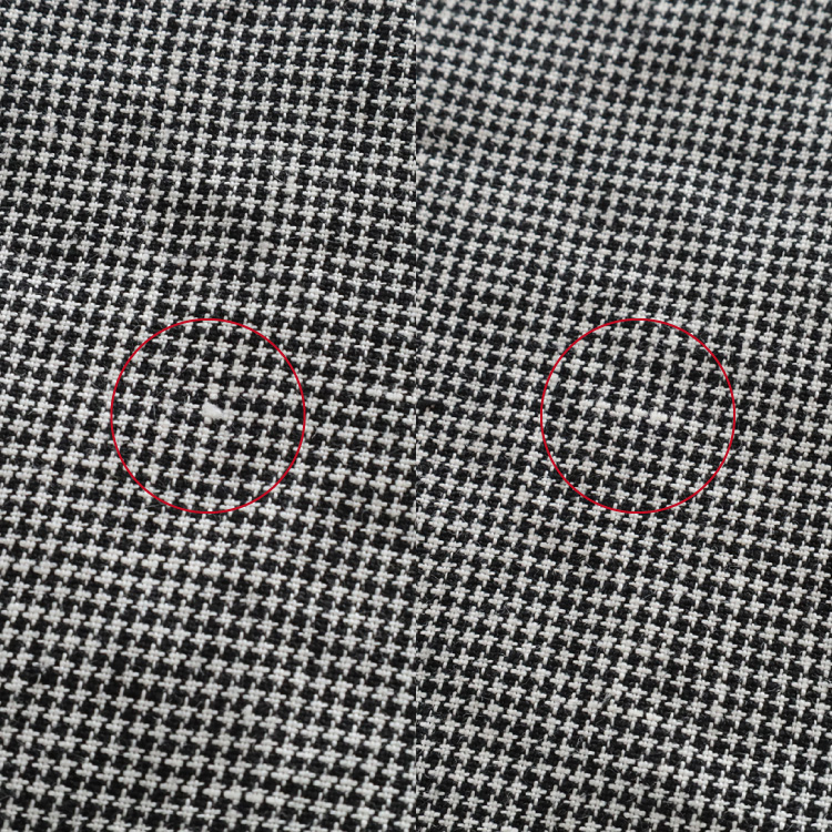 生地アップ 手で持ったところ