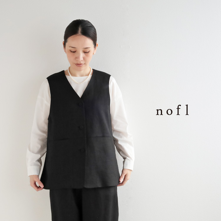 nofl リトアニアリネンベスト