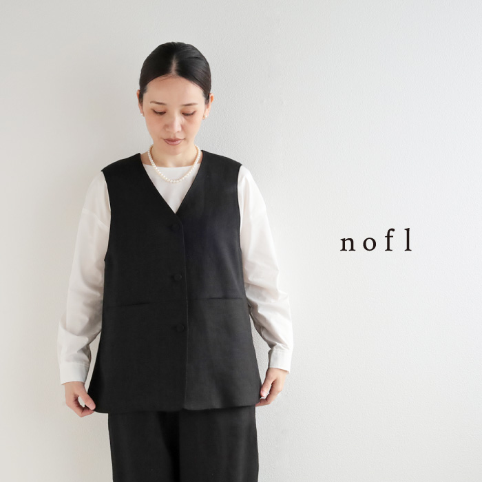 nofl リトアニアリネンベスト