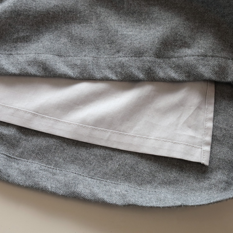 nofl】甘撚りビエラAラインスカート 644212070 | ナチュラル服通販