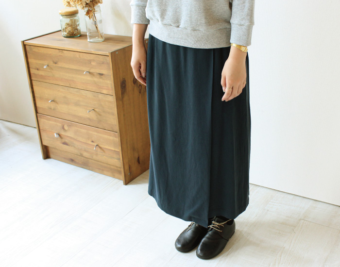 douxbleu モールスキンラップパンツ