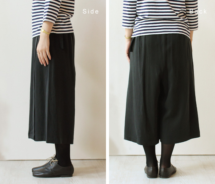 douxbleu モールスキンラップパンツ
