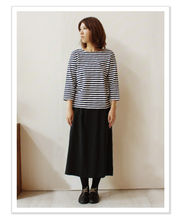 ouxbleu モールスキンラップパンツ コーディネイト02