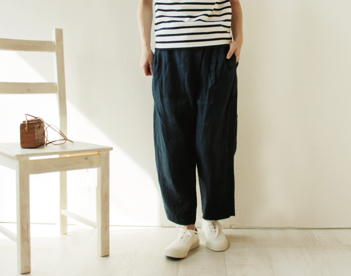YARRAラップ風ベルトパンツ