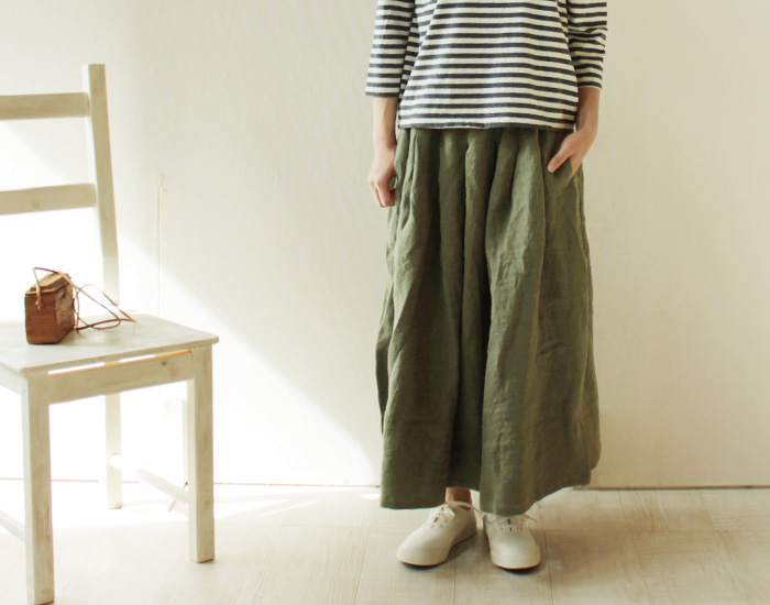 YARRA東炊きタックスカート
