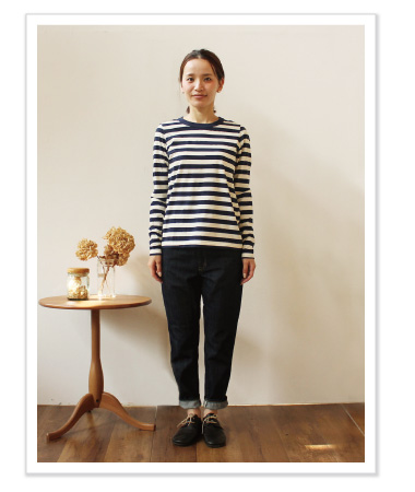 Friendship Denim リラックスペンシル コーディネイト01