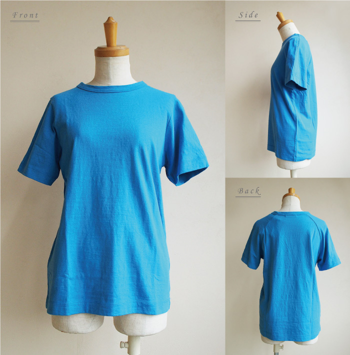NARU ラフィー天竺半袖クルーネックTシャツ