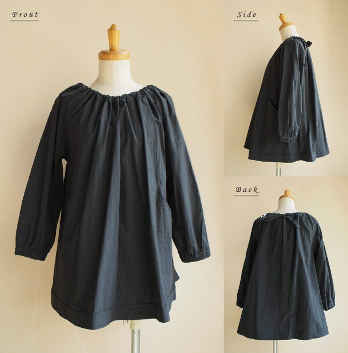 doux bleu バックリボンブラウス