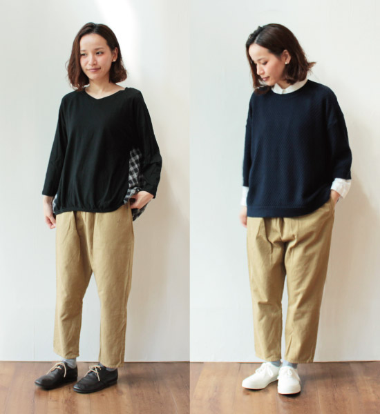 YARRAデニムサルエルパンツ