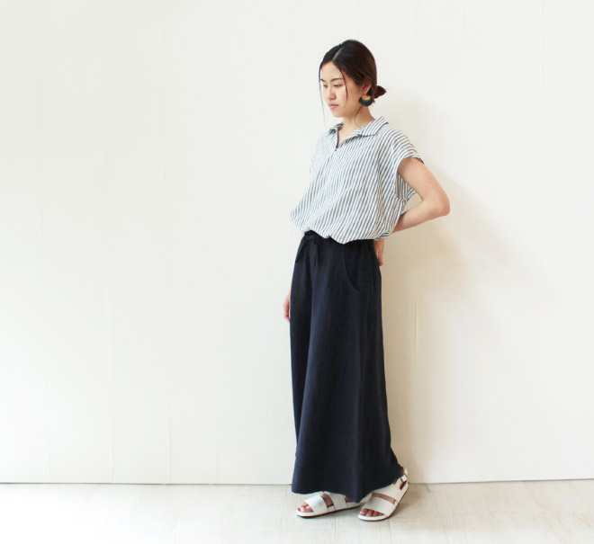 着用 全身 ボトムイン
