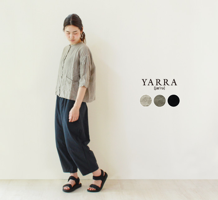 YARRA 切り替えペグトップパンツ