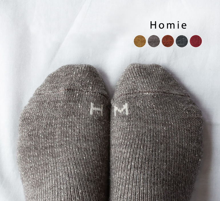 Homie ウールシルクHMソックス