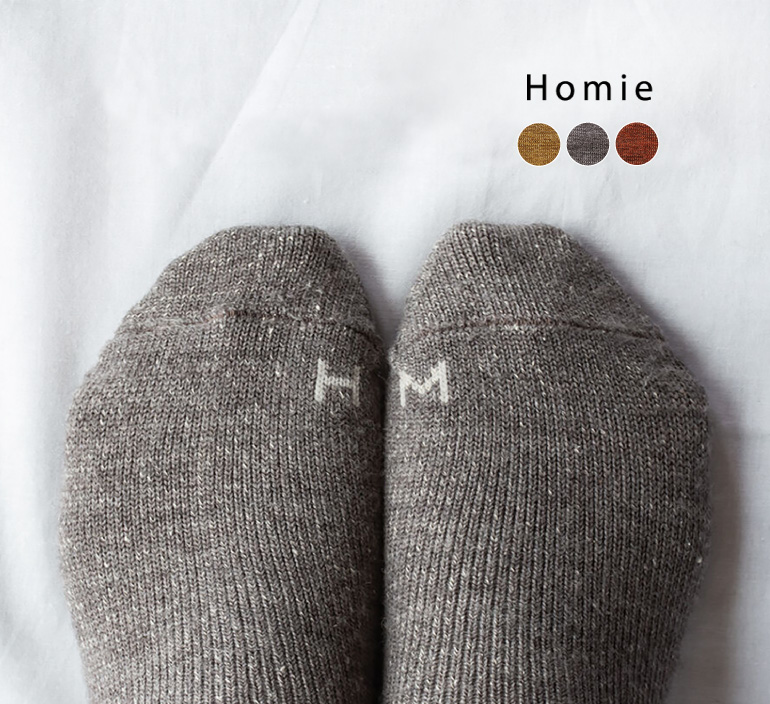 Homie ウールシルクHMソックス