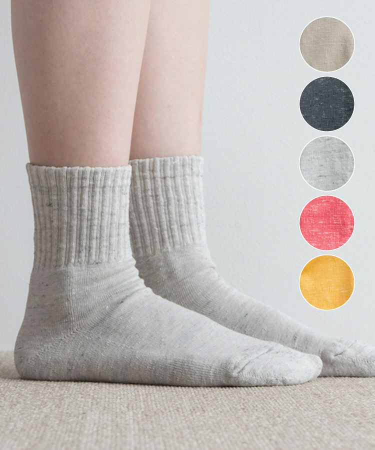 Homie リネンパイルソックス H 066 ナチュラル服通販サイト Nofl